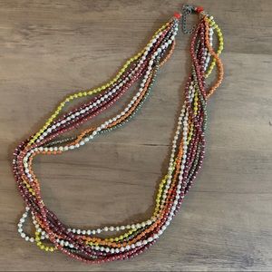 8 strand beaded necklace